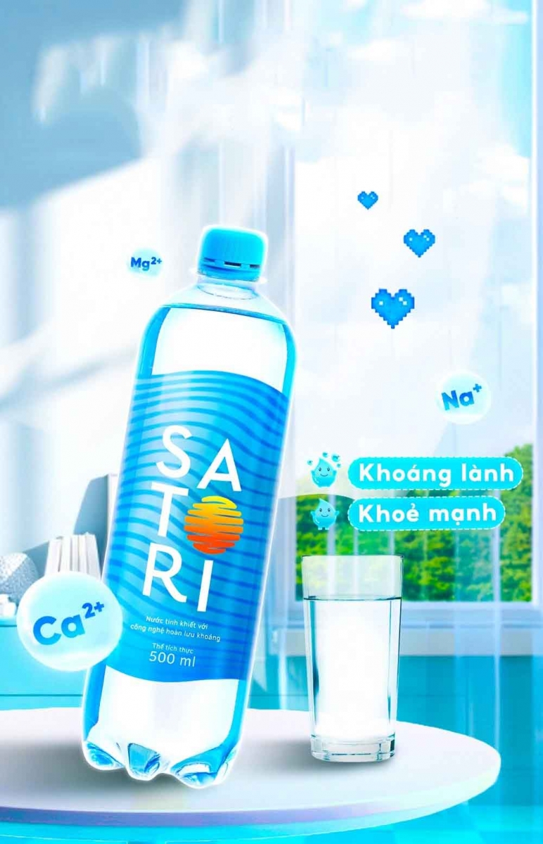Dịch vụ giao nước uống Satori tận nơi tại TPHCM